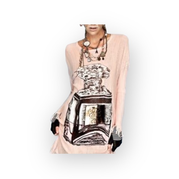 new Lauren Moshi ❤︎ Color Love Potion Bottle Mini Dress ❤︎ Pastel Pink ❤︎ Medium - Picture 3 of 17